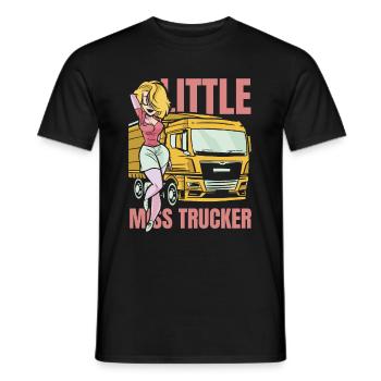 Chauffeur de camion Camionneur Chauffeur de camion - T-shirt homme - noir - Devant - AI Model Male 178 light (178cm)