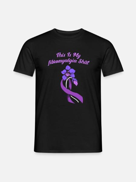 Fibromyalgie Rhumatisme mignon - T-shirt homme - noir