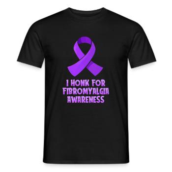 Fibromyalgie Rhumatisme Cool - T-shirt homme - noir - Devant - AI Model Male 178 light (178cm)