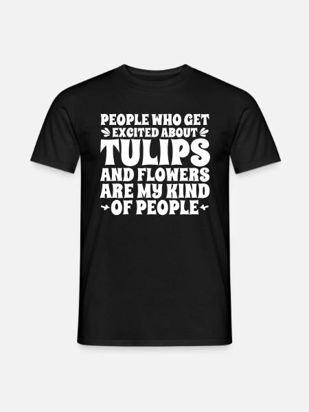 Tulips Tulips - Men's T-Shirt - black
