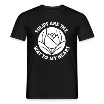 Tulpen Tulpen - Männer T-Shirt - Schwarz - Vorne - AI Model Male 178 light (178cm)