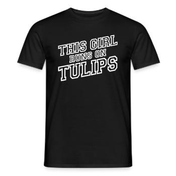Tulpen Tulpen - Männer T-Shirt - Schwarz - Vorne - AI Model Male 178 light (178cm)