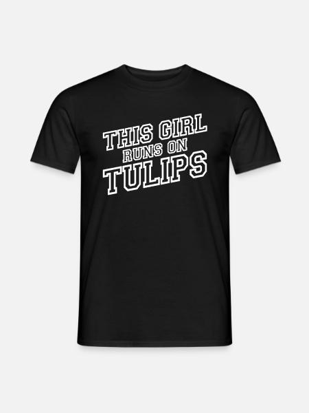 Tulips Tulips - Men's T-Shirt - black