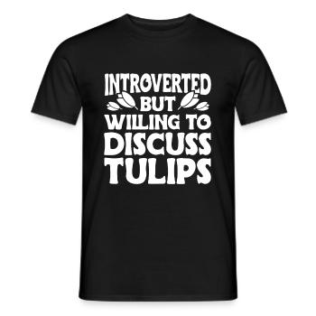 Tulpen Tulpen - Männer T-Shirt - Schwarz - Vorne - AI Model Male 178 light (178cm)