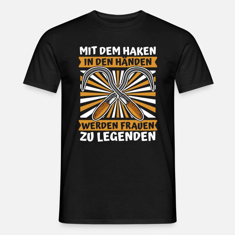 Hobbygärtner Garten Legende - Männer T-Shirt - Schwarz