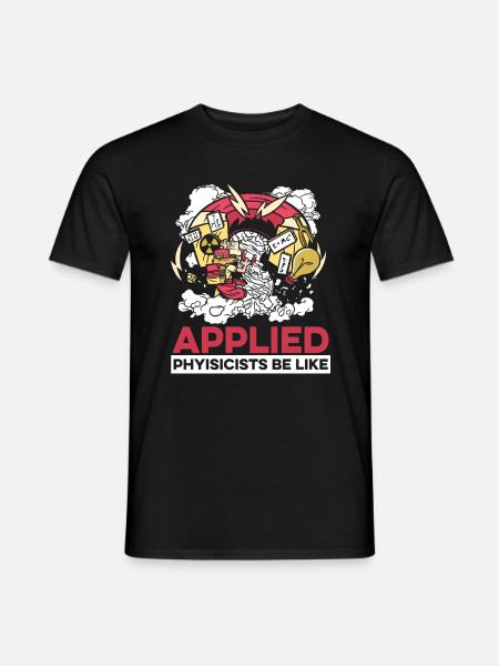 Physics Phyker Funny Applied Physics - Men's T-Shirt - black