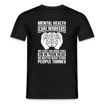 Psychologie Psychologue - T-shirt homme - noir - Devant - AI Model Male 178 light (178cm)