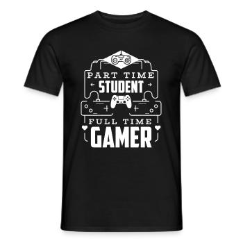 Jeux de joueurs - T-shirt homme - noir - Devant - AI Model Male 178 light (178cm)