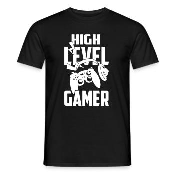 Jeux de joueurs - T-shirt homme - noir - Devant - AI Model Male 178 light (178cm)