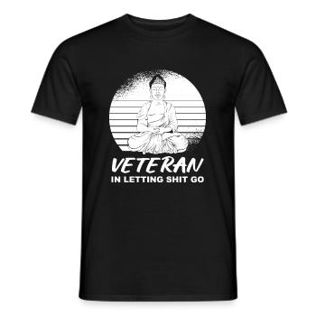 Buddha Buddhist Veteran - Männer T-Shirt - Schwarz - Vorne - AI Model Male 178 light (178cm)