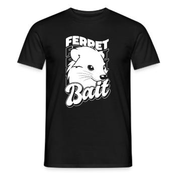 Putois furet - T-shirt homme - noir - Devant - AI Model Male 178 light (178cm)