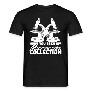 Biology Biologist - Men's T-Shirt - black - Front - AI Model Male 178 light (178cm)