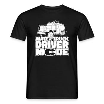 Lkw Fahrer Trucker Lastwagenfahrer - Männer T-Shirt - Schwarz - Vorne - AI Model Male 178 light (178cm)