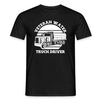 Lkw Fahrer Trucker Lastwagenfahrer - Männer T-Shirt - Schwarz - Vorne - AI Model Male 178 light (178cm)