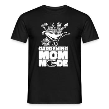 Jardinier amateur jardin maman - T-shirt homme - noir - Devant - AI Model Male 178 light (178cm)