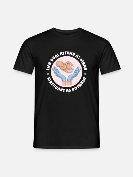 Hebamme Cool Zukünftige Hebamme - Männer T-Shirt - Schwarz