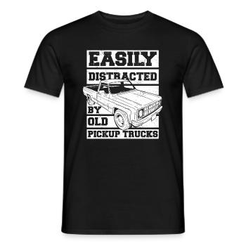 Lkw Fahrer Trucker Lastwagenfahrer Alter Trucker - Männer T-Shirt - Schwarz - Vorne - AI Model Male 178 light (178cm)