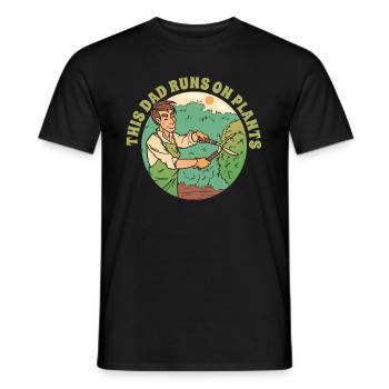 Hobbygärtner Garten Vater Gartenvater - Männer T-Shirt - Schwarz - Vorne - AI Model Male 178 light (178cm)