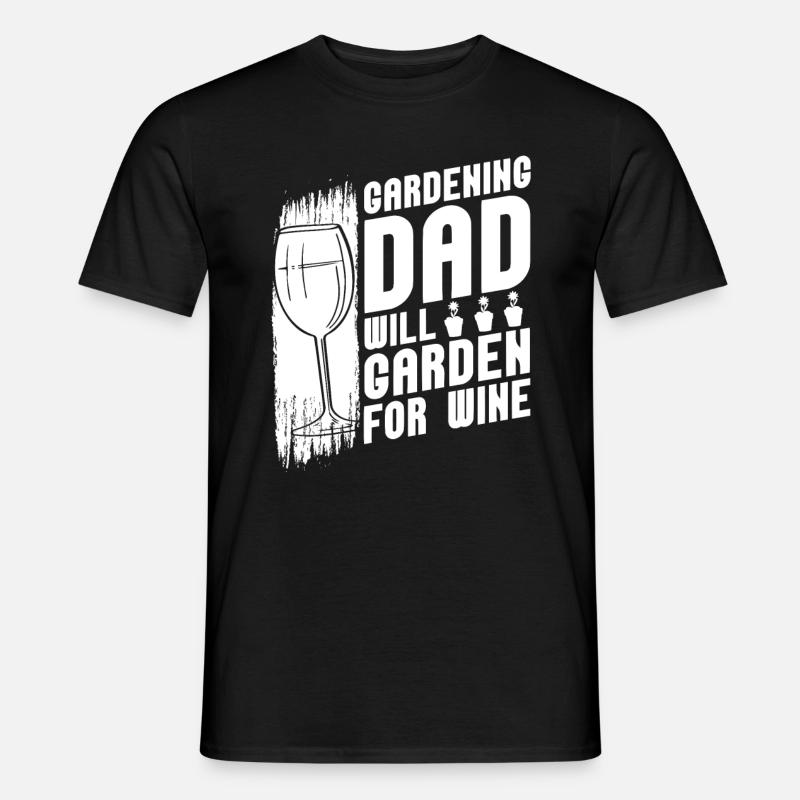 Hobbygärtner Garten Gartenvater - Männer T-Shirt - Schwarz