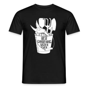 Hobby Gardener Garden Garden Nurse - Men's T-Shirt - black - Front - AI Model Male 178 light (178cm)