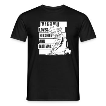 Jardinier amateur jardinier jardinier - T-shirt homme - noir - Devant - AI Model Male 178 light (178cm)