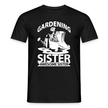 Jardinier amateur jardinier jardinier - T-shirt homme - noir - Devant - AI Model Male 178 light (178cm)