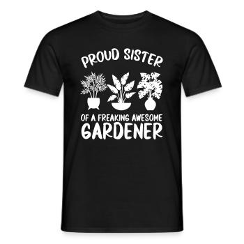 Jardinier amateur jardinier jardinier - T-shirt homme - noir - Devant - AI Model Male 178 light (178cm)