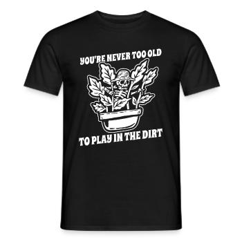 Hobbygärtner Garten Garten Opa - Männer T-Shirt - Schwarz - Vorne - AI Model Male 178 light (178cm)
