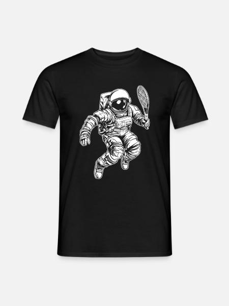 Tennis - Männer T-Shirt - Schwarz