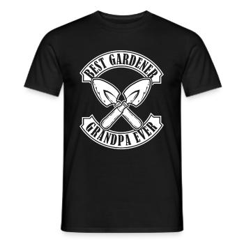 Hobbygärtner Garten Garten Opa - Männer T-Shirt - Schwarz - Vorne - AI Model Male 178 light (178cm)