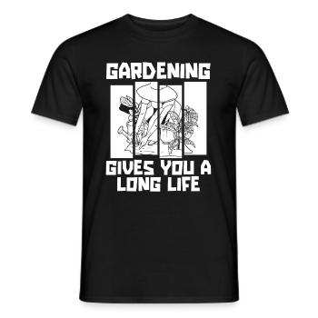 Hobbygärtner Garten Garten Opa - Männer T-Shirt - Schwarz - Vorne - AI Model Male 178 light (178cm)