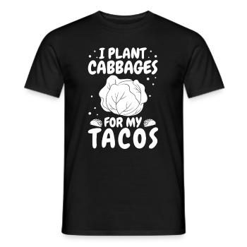 Tacos de jardin Hobby Gardener - T-shirt homme - noir - Devant - AI Model Male 178 light (178cm)