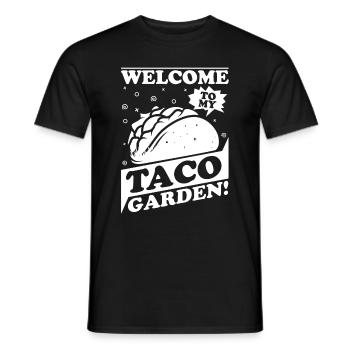 Tacos de jardin Hobby Gardener - T-shirt homme - noir - Devant - AI Model Male 178 light (178cm)