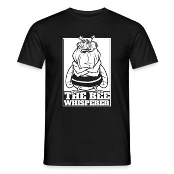 Hobby Gardener Garden Garden Bees Bee Whisperer - Men's T-Shirt - black - Front - AI Model Male 178 light (178cm)