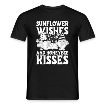 Jardinier amateur jardin abeilles de jardin - T-shirt homme - noir - Devant - AI Model Male 178 light (178cm)