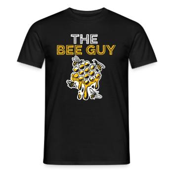 Hobby Gardener Garden Funny Garden Bees - Men's T-Shirt - black - Front - AI Model Male 178 light (178cm)