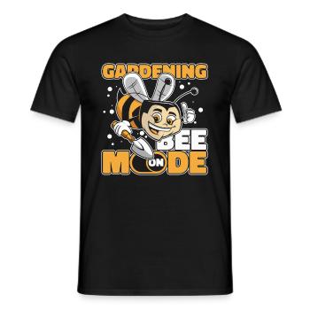 Hobbygärtner Garten Modus An Gartenbienen - Männer T-Shirt - Schwarz - Vorne - AI Model Male 178 light (178cm)