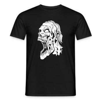 Zombie Halloween - Men's T-Shirt - black - Front - AI Model Male 178 light (178cm)