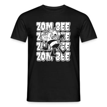 Zombie Halloween - Men's T-Shirt - black - Front - AI Model Male 178 light (178cm)