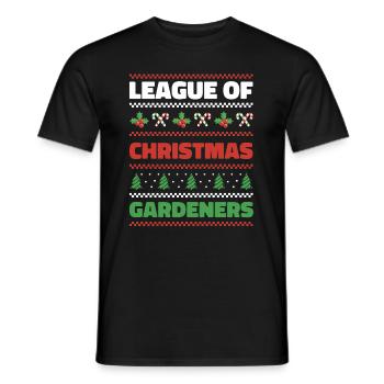 Hobby Gardener Garden Ugly Garden Noël - T-shirt homme - noir - Devant - AI Model Male 178 light (178cm)