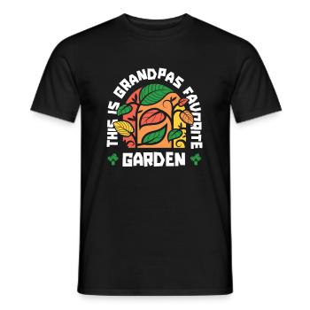 Hobbygärtner Garten Garten Opa - Männer T-Shirt - Schwarz - Vorne - AI Model Male 178 light (178cm)