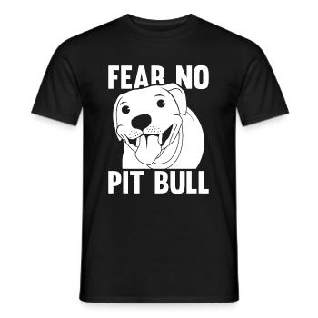 Pitbull Citation Pitbull Ban - T-shirt homme - noir - Devant - AI Model Male 178 light (178cm)