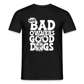 Pitbull Pitbull Ban - Men's T-Shirt - black - Front - AI Model Male 178 light (178cm)
