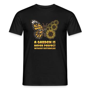 Hobby Gardener Garden Cute - Men's T-Shirt - black - Front - AI Model Male 178 light (178cm)