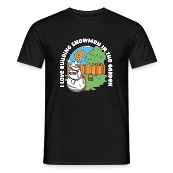 Hobby Gardener Garden Noël amusant dans le jardin - T-shirt homme - noir - Devant - AI Model Male 178 light (178cm)