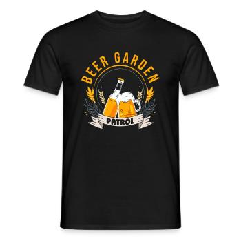 Hobby gardener garden garden beer - Men's T-Shirt - black - Front - AI Model Male 178 light (178cm)