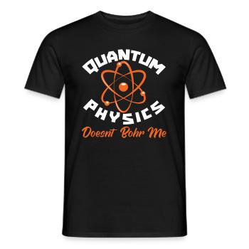 Physics Phyker Funny Quantum Physics - Men's T-Shirt - black - Front - AI Model Male 178 light (178cm)