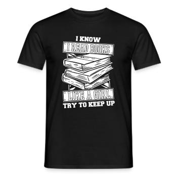 Rat de bibliothèque Livre Rat de bibliothèque - T-shirt homme - noir - Devant - AI Model Male 178 light (178cm)