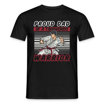 Taekwondo Taekwondo Vater - Männer T-Shirt - Schwarz - Vorne - AI Model Male 178 light (178cm)