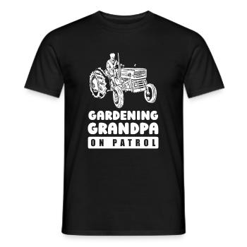 Hobbygärtner Garten Garten Opa - Männer T-Shirt - Schwarz - Vorne - AI Model Male 178 light (178cm)